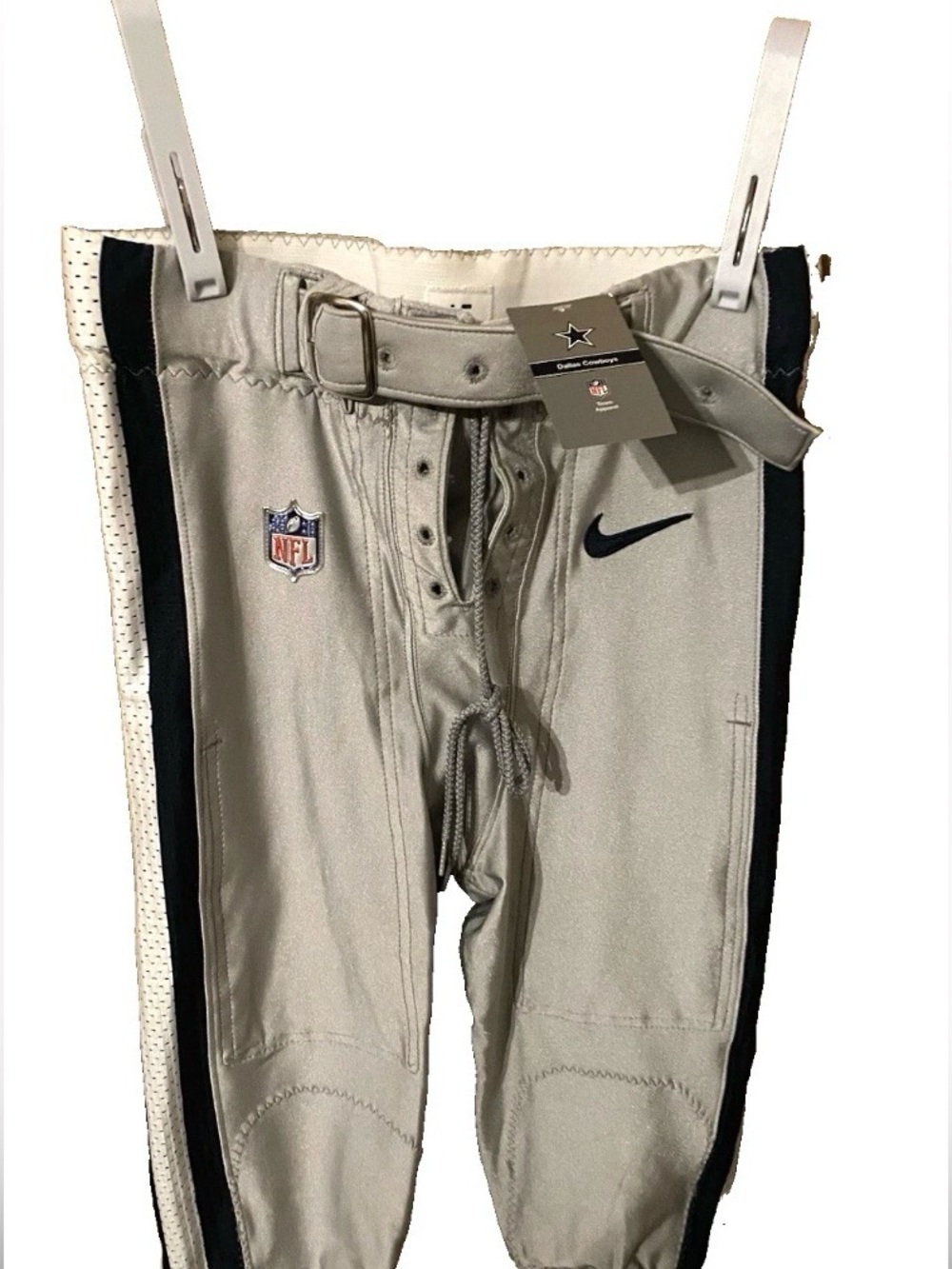 Dallas Cowboys Football Pants Nike Team Issued 2021 Gray #15 Size 34 On Field